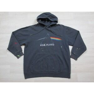 Vintage Y2K Pink Floyd Hoodie (L) Dark Side of the Moon Anthill Rockware 2005